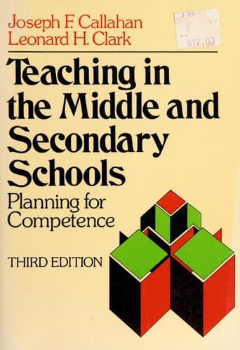 Cover image for Teaching in the middle and secondary schools