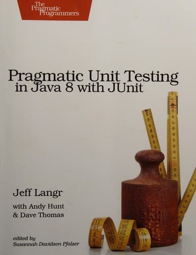 Cover image for Pragmatic Unit Testing in Java 8 with JUnit
