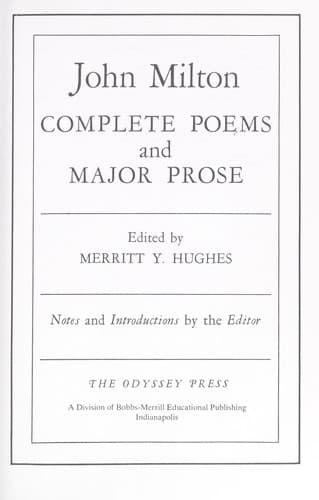 Cover image for John Milton