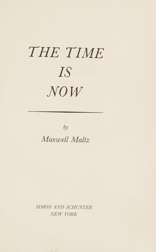 Cover image for The time is now.