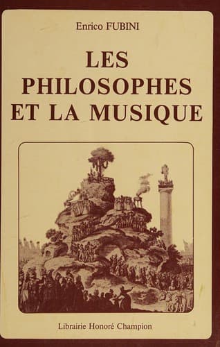 Cover image for Les philosophes et la musique