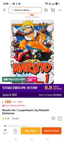 Cover image for Naruto vol 7