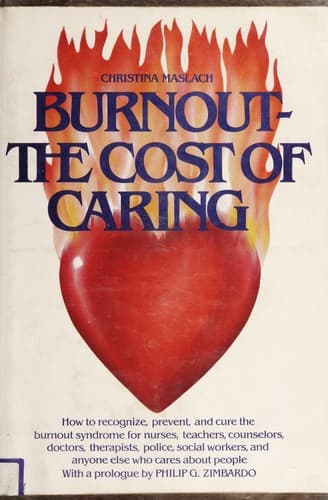 Cover image for Burnout, the cost of caring