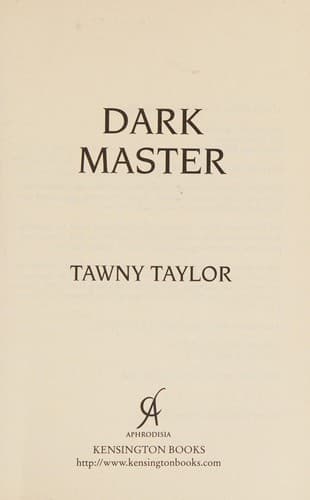 Cover image for Dark Master