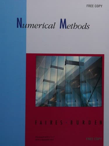 Cover image for Numerical methods