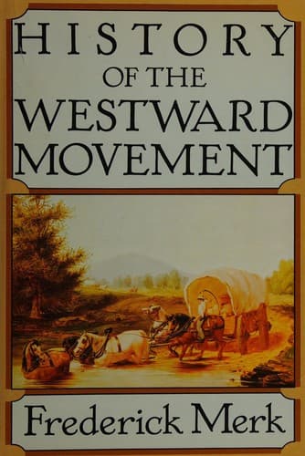 Cover image for History of the westward movement