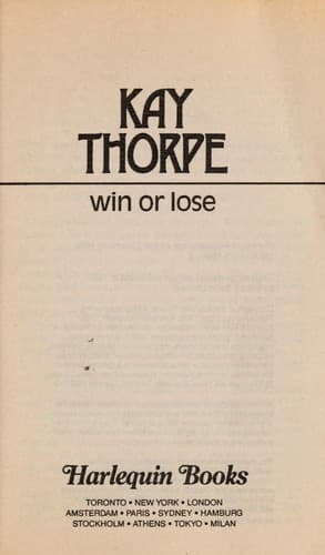 Cover image for Win Or Lose