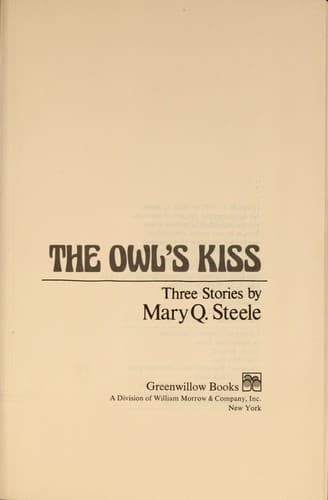 Cover image for The owl's kiss