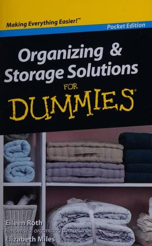 Cover image for Organizing & storage solutions for dummies