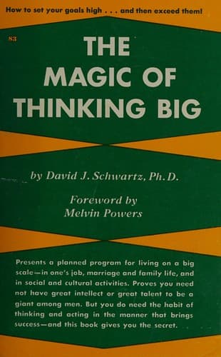 Cover image for The magic of thinking big