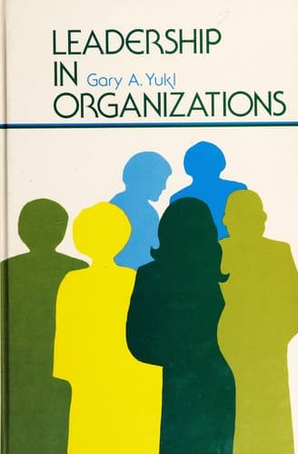Cover image for Leadership in organizations