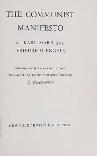 Cover image for The Communist Manifesto