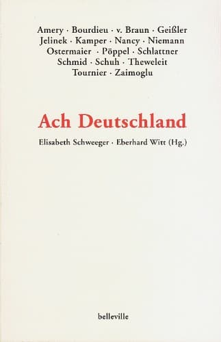 Cover image for Ach Deutschland