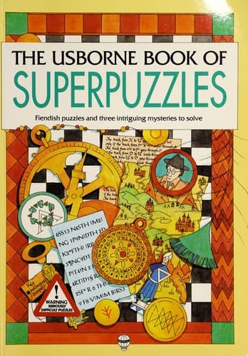 Cover image for The Usborne book of superpuzzles