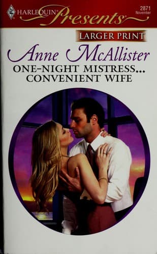 Cover image for One-Night Mistress…Convenient Wife