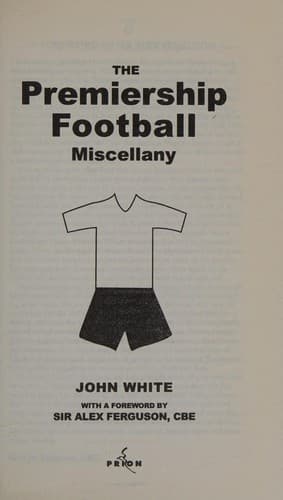 Cover image for The Premiership football miscellany