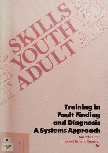 Cover image for Training in fault finding and diagnosis