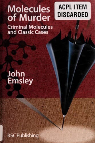 Cover image for Molecules of murder