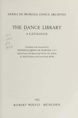 Cover image for The dance library