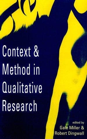 Cover image for Context and Method in Qualitative Research