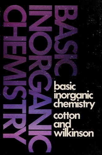 Cover image for Cotton Basic Inorganic Chemistry