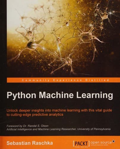 Cover image for Python machine learning