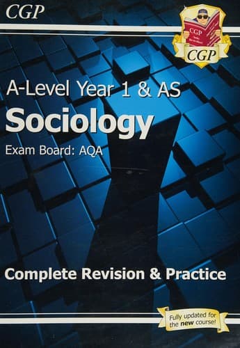 Cover image for A-Level year 1 & AS sociology