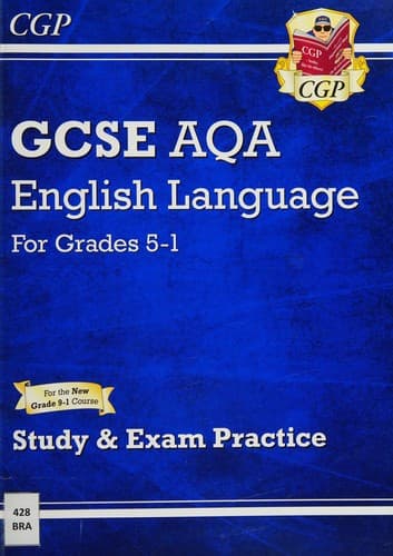 Cover image for GCSE AQA English Language For Grades 5-1