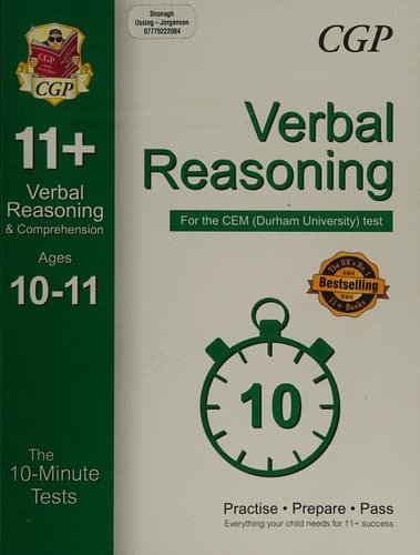 Cover image for Verbal Reasoning & Comprehension