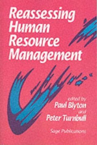 Cover image for Reassessing Human Resource Management