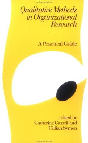 Cover image for Qualitative Methods in Organizational Research 