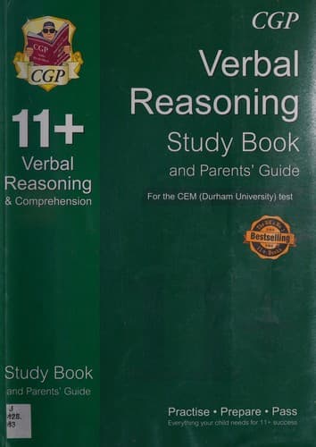 Cover image for Verbal reasoning & comprehension