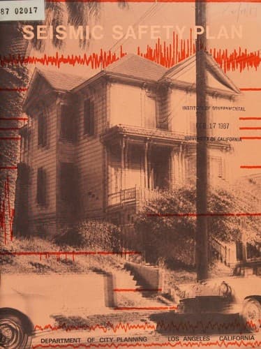 Seismic safety plan