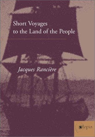 Cover image for Short Voyages to the Land of the People (Atopia: Philosophy, Political Theory, Ae)