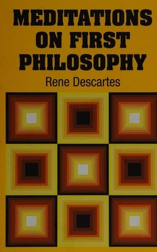 Cover image for MEDITATIONS ON FIRST PHILOSOPHY