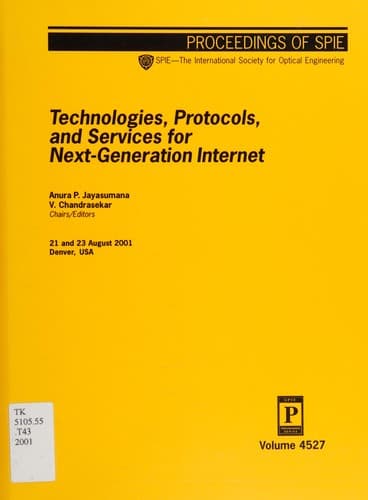 Cover image for Technologies, protocols, and services for next-generation Internet