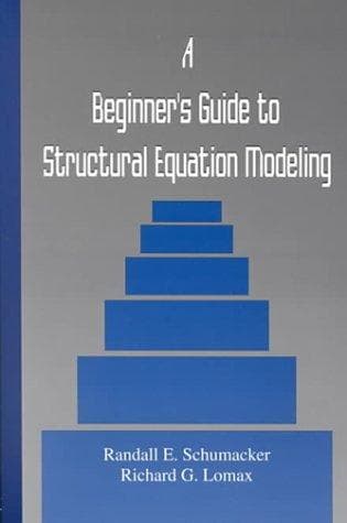 Cover image for A beginner's guide to structural equation modeling