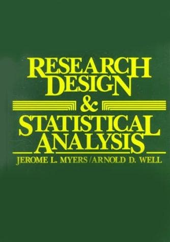 Cover image for Research design and statistical analysis