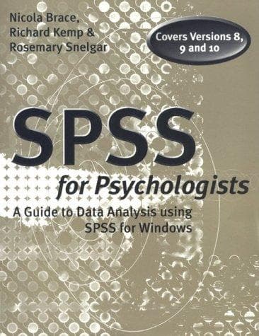 Cover image for SPSS for Psychologists