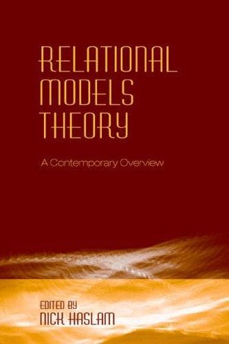 Cover image for Relational Models Theory