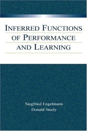 Cover image for Inferred Functions of Performance and Learning