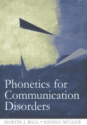 Cover image for Phonetics for Communication Disorders