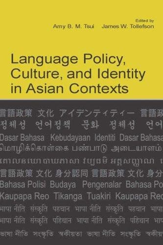 Cover image for Language Policy, Culture, and Identity in Asian Contexts