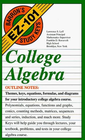 Cover image for College algebra