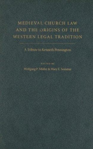 Cover image for Medieval Church Law And the Origins of the Western Legal Tradition