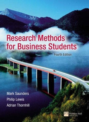 Cover image for Research Methods for Business Students (4th Edition)