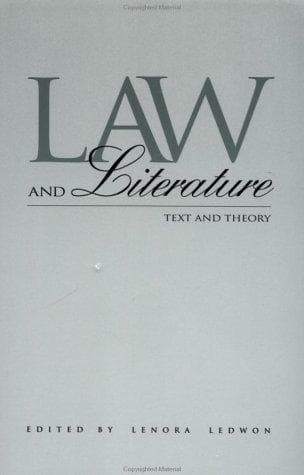 Cover image for Law and Literature