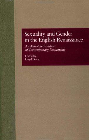 Cover image for Sexuality and gender in the English Renaissance