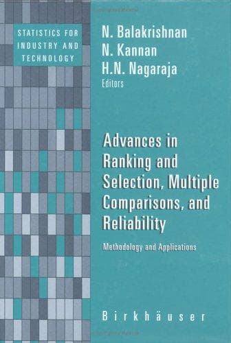 Cover image for Advances in Ranking and Selection, Multiple Comparisons, and Reliability