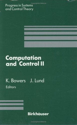 Cover image for Computation and Control